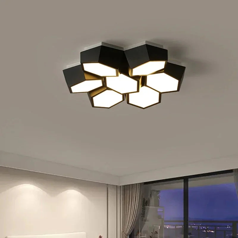 plafonnier led moderne à intensité variable pour intérieur décoratif