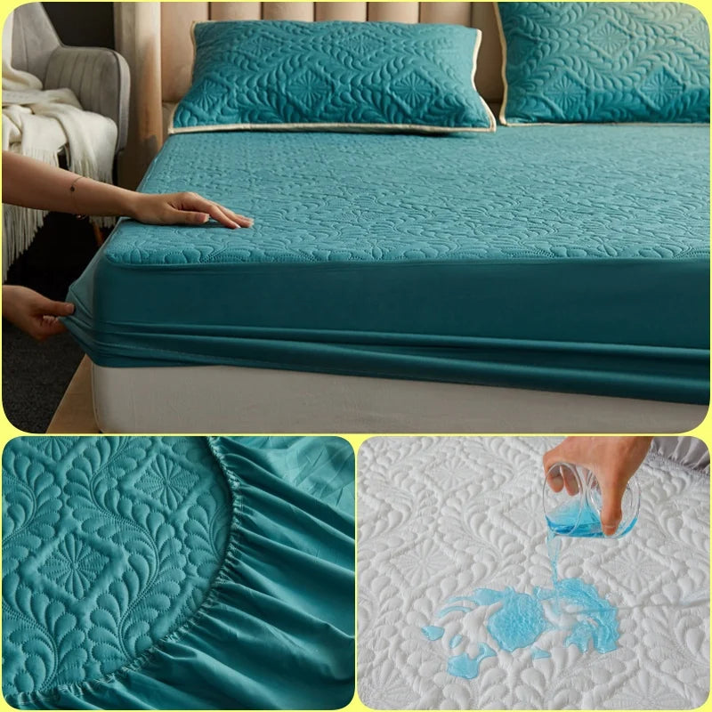 protège-matelas imperméable respirant anti-acariens lavable en machine