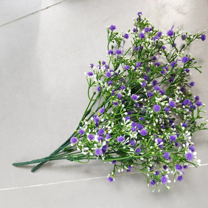 bouquets de gypsophile artificielle pour décoration intérieure et extérieure