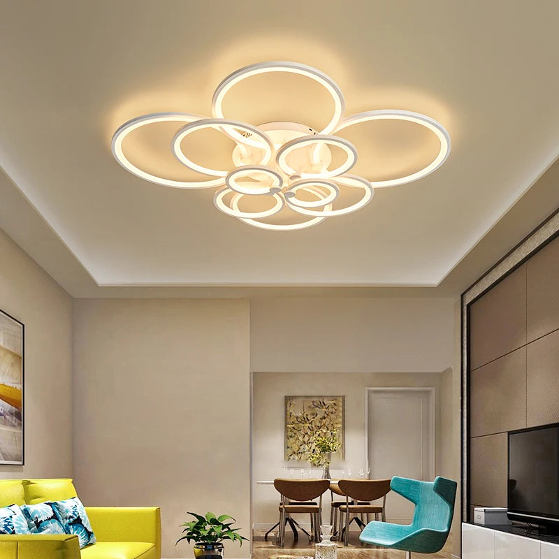 Hot Modern LED Chandelier For Home Indoor Lighting, Modern Chandelier Ceiling For Bedroom, Living Room Decoration, Lighting