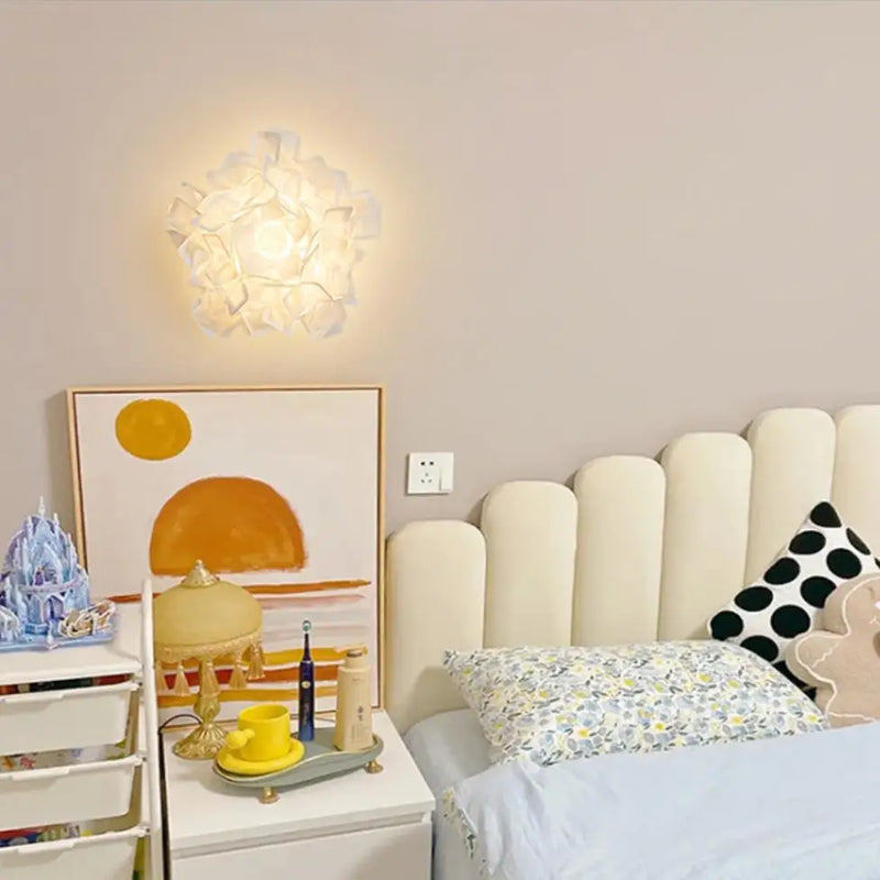 applique murale led romantique en acrylique pour un éclairage moderne