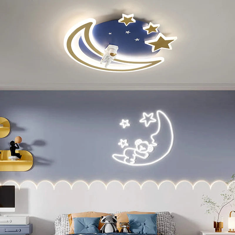 lustre led moderne pour décoration intérieure enfant et étude