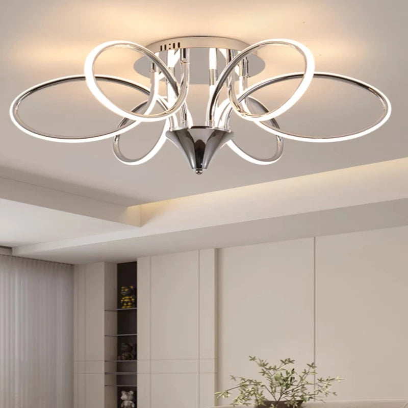 plafonnier led lumineux pour décoration intérieure moderne 2024