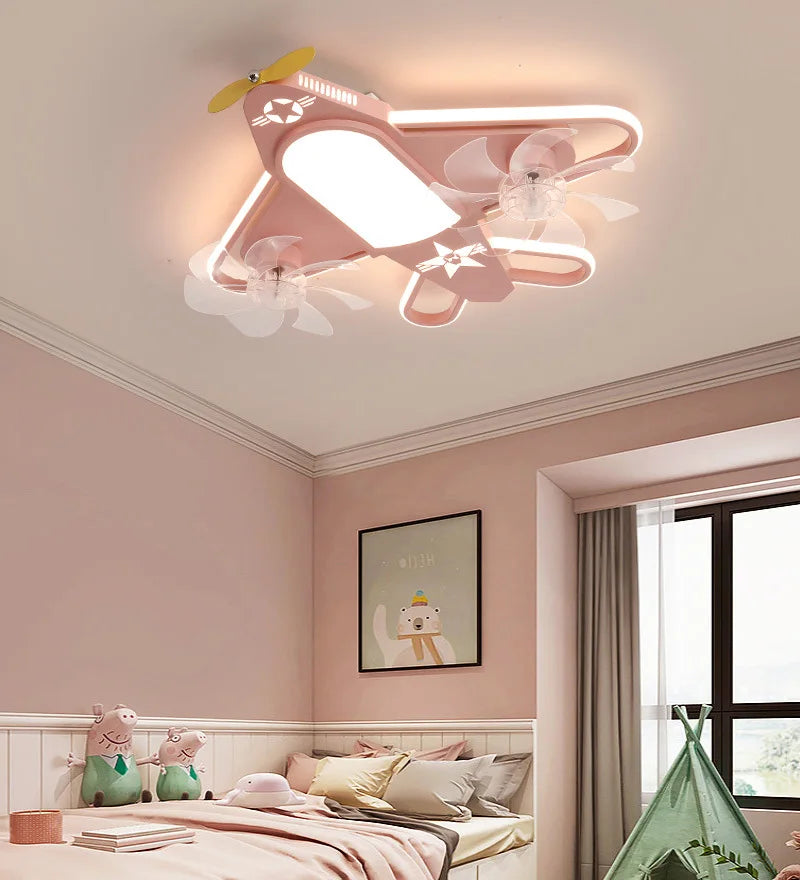 plafonnier nordique led avion pour chambre d'enfant moderne