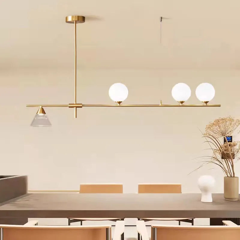lampe suspendue moderne en verre pour décoration intérieure