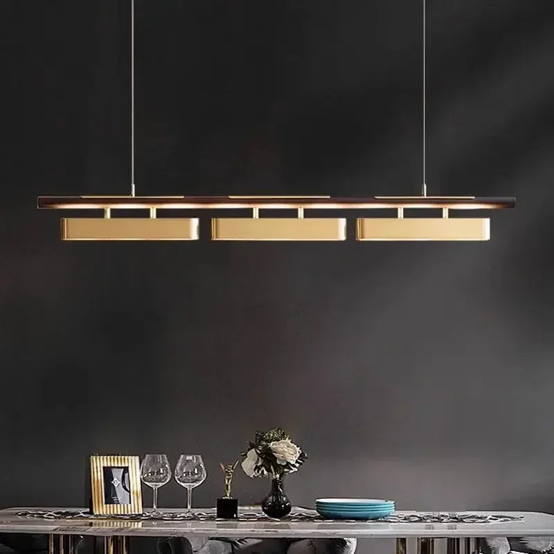 suspension nordique design moderne pour décoration intérieure avec lumières LED