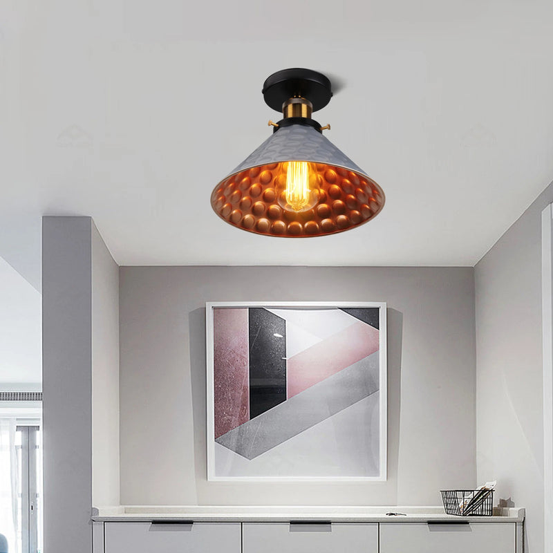 plafonnier industriel led lustre vintage lampe suspendue moderne décoration maison