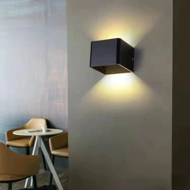 applique murale led simple en aluminium petite veilleuse d'ambiance