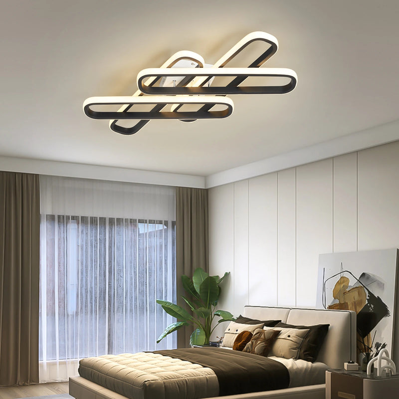 lustre moderne à LED design créatif pour intérieur