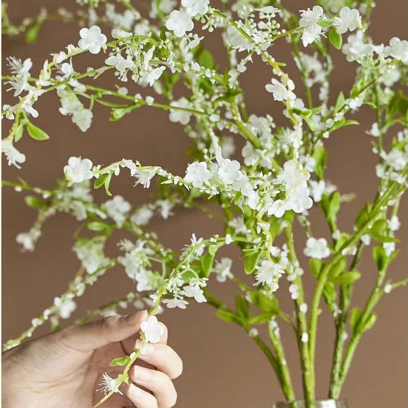 fleur de saule artificielle pour décoration et photographie