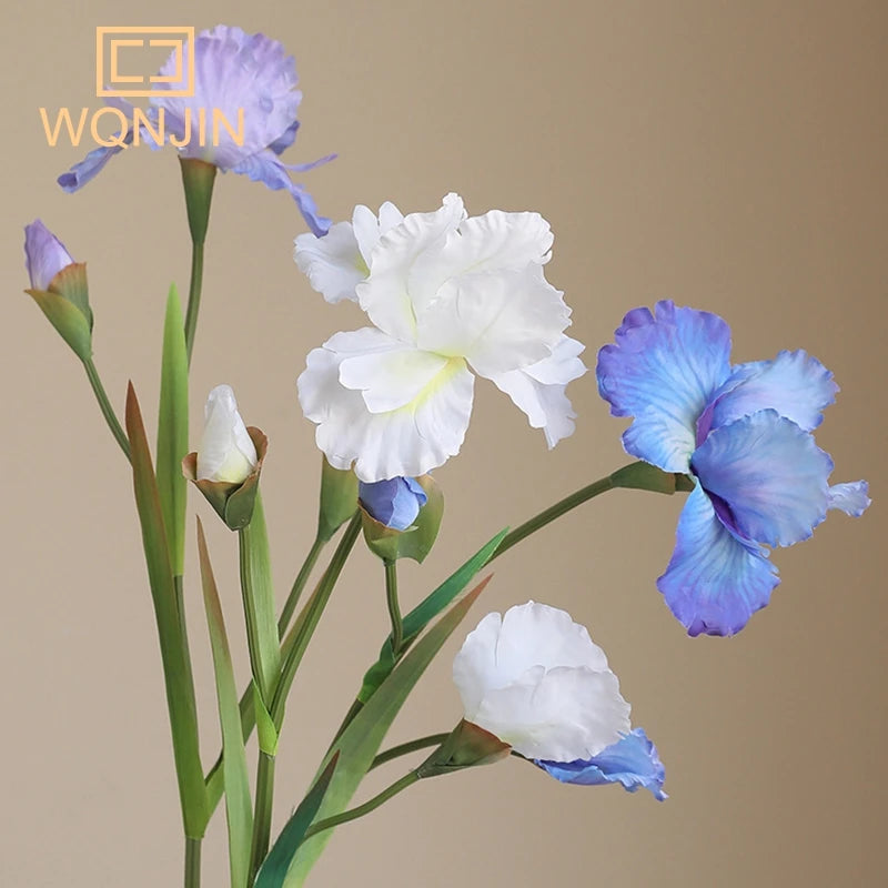 branche de fleur d'iris artificielle pour décoration de mariage et fêtes