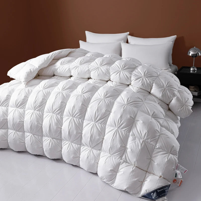 couettes de luxe en duvet d'oie ultra douces pour toutes les saisons