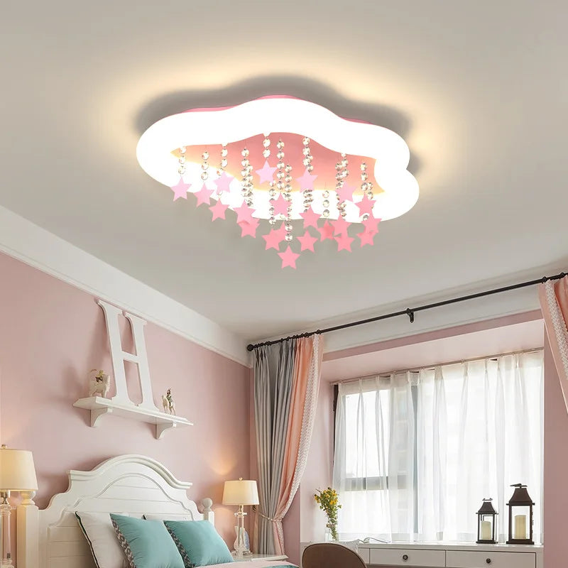 lampe nuage étoile style nordique pour chambre enfant