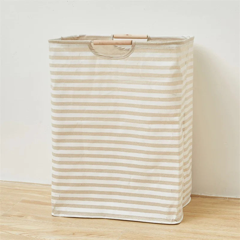 panier de rangement pliable pour linge sale avec poignée