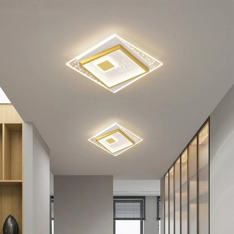 lustre moderne en led pour éclairage d'allée et couloir