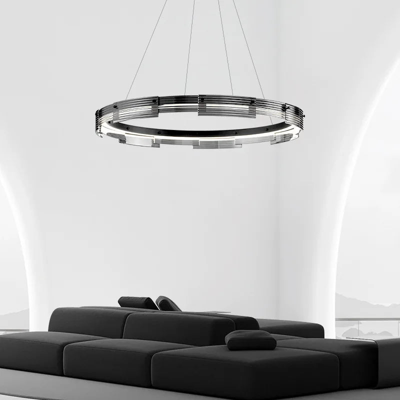 suspension à led design moderne pour intérieur élégant