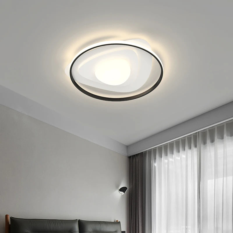 lustre led moderne nordique simple pour éclairage chaud