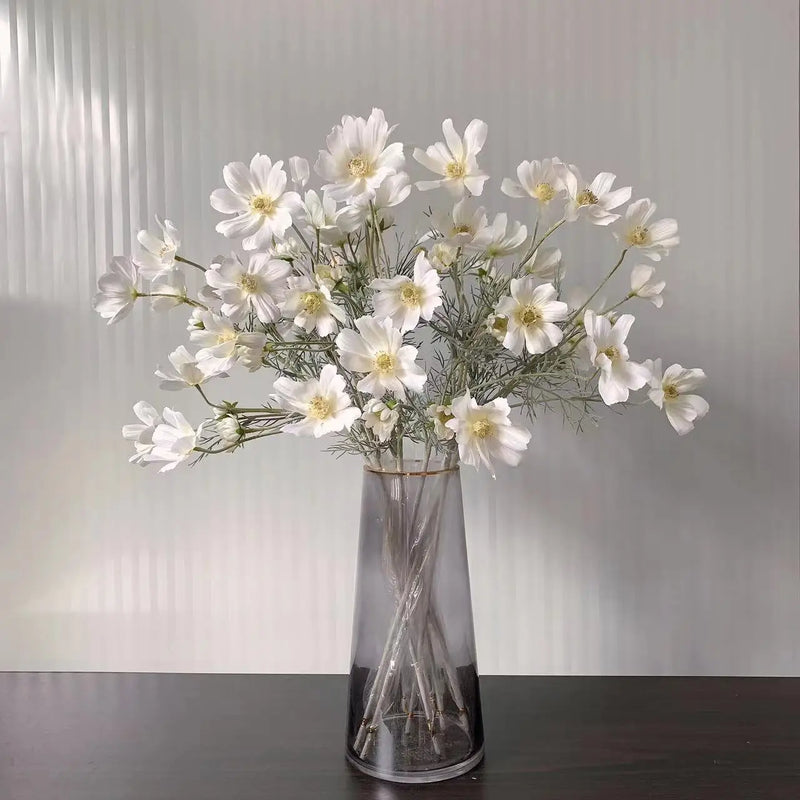 fleur artificielle marguerite blanche pour décorations et cadeaux