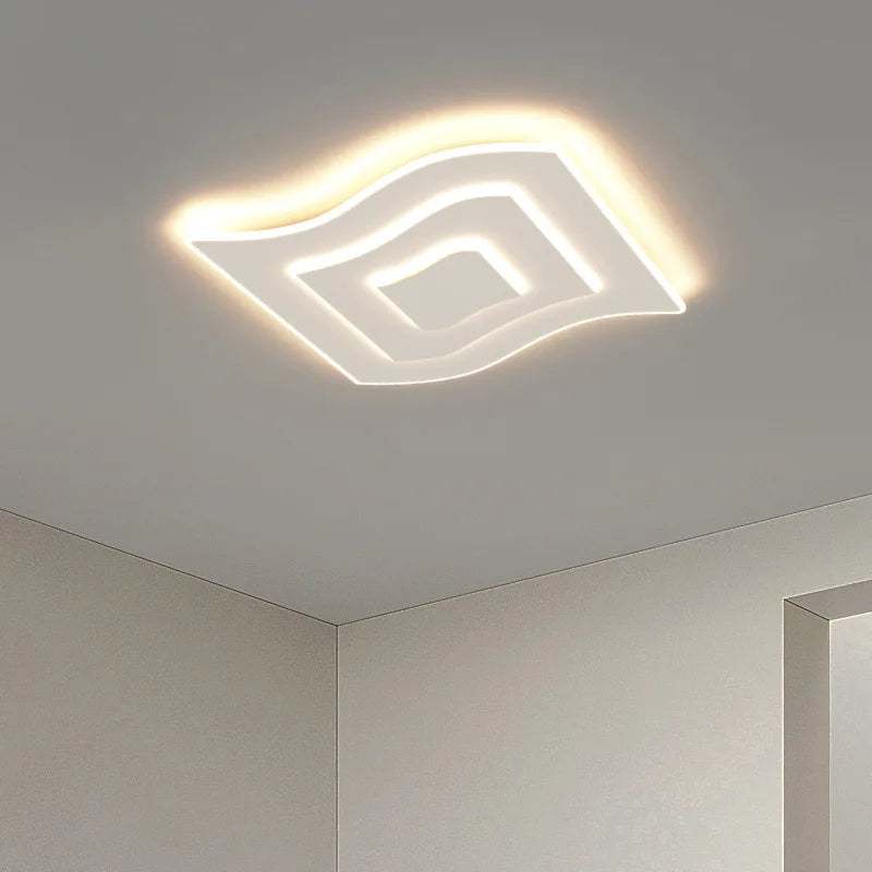 plafonnier moderne à leds pour intérieur cuisine et restaurant