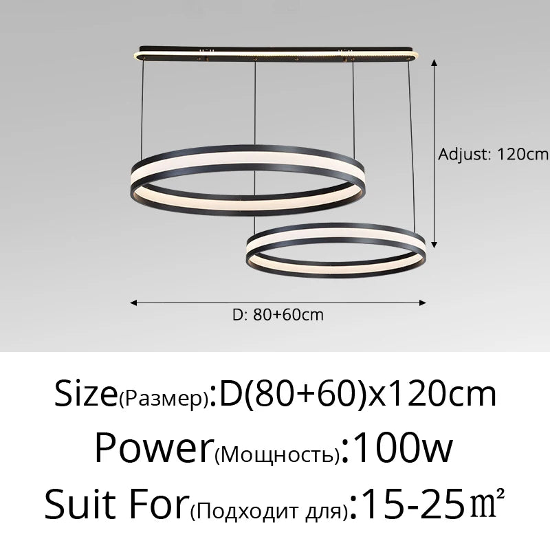 lustre minimaliste moderne italien pour une ambiance luxueuse