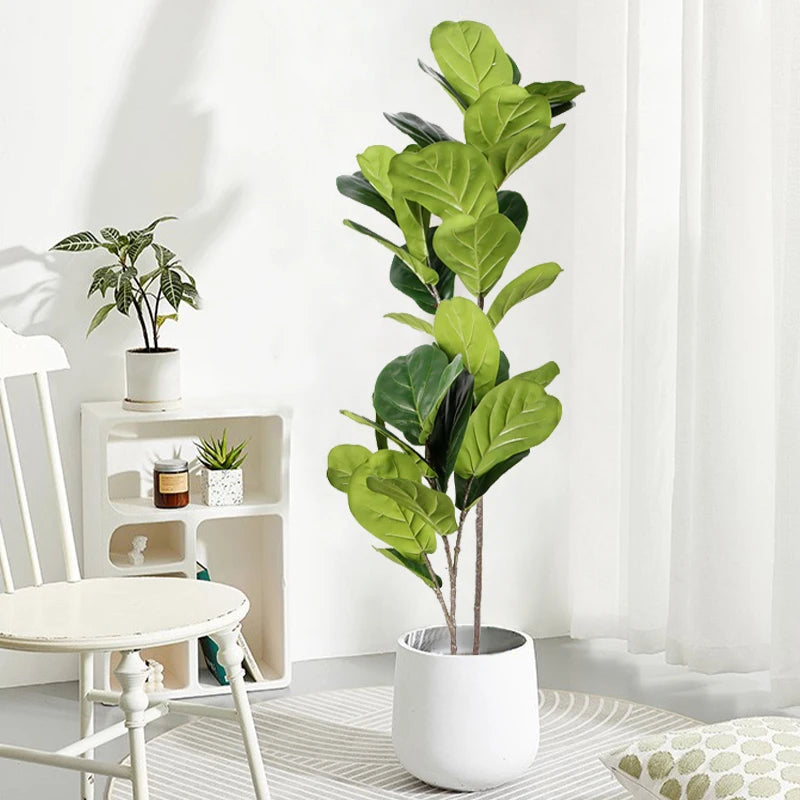 grandes plantes artificielles ficus pour décoration extérieure jardin