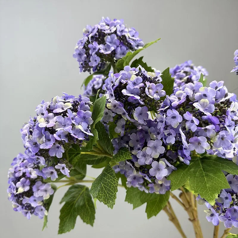 fleurs artificielles hortensia décoration jardin branche en soie