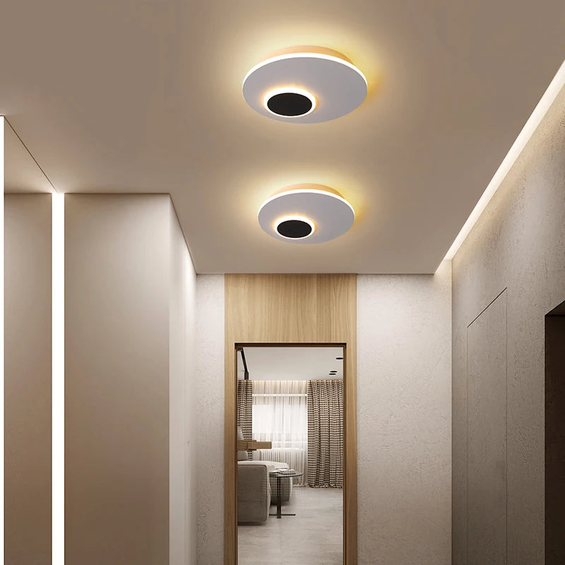 plafonnier led intégré moderne minimaliste style nordique créatif