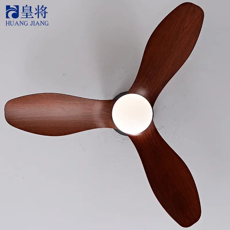 24CM Low Floor Loft Remote Control Lux&vitae Fan With Lights Modern Led Ceiling Fan Without Lights DC Motor 6 Speeds Timing Fans