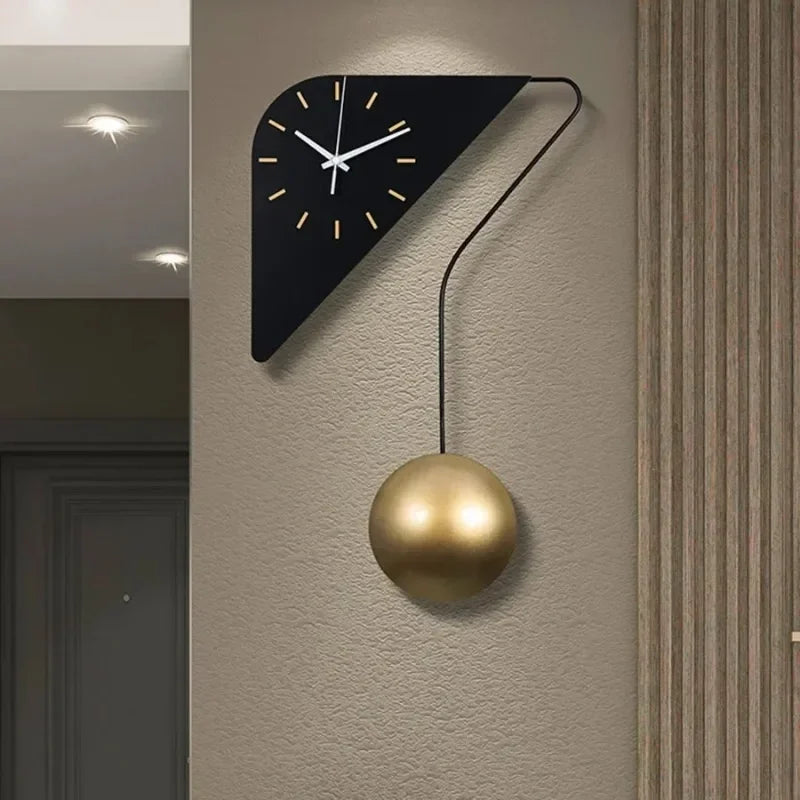 horloge murale en quartz design unique pour décoration intérieure