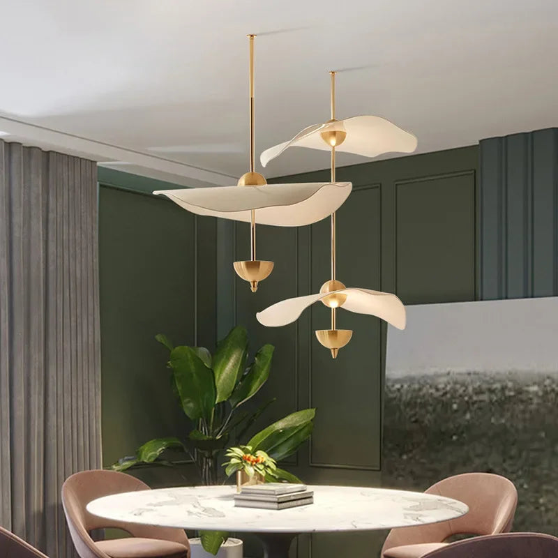 suspension moderne en led pour décoration intérieure élégante