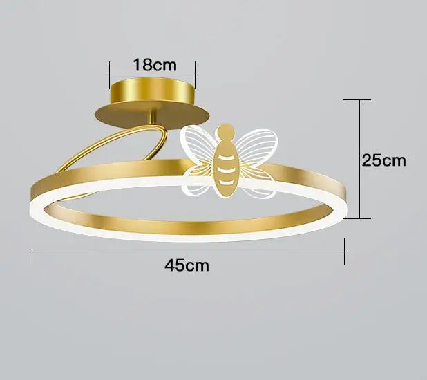 plafonnier led rond design pour éclairage intérieur moderne