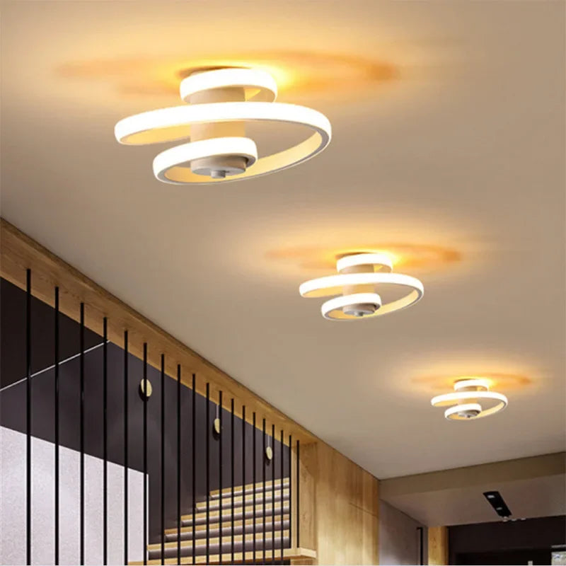 plafonnier à led moderne pour éclairage intérieur design nordique