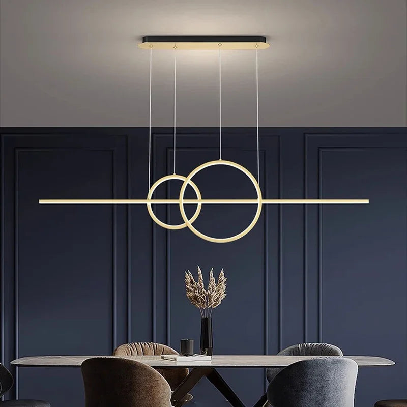 lustre led moderne minimaliste pour décoration de maison