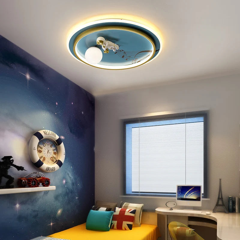 lustre led créatif trois têtes pour enfants