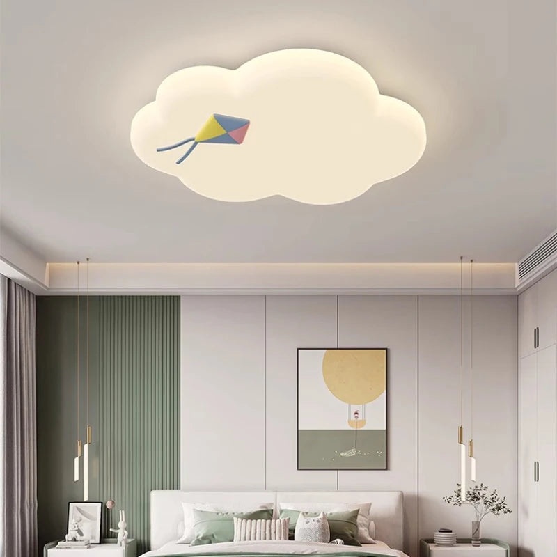 plafonnier nuage créatif pour chambre d'enfant chaleureuse