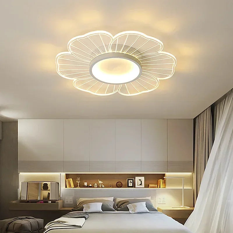 lustre moderne à leds pour décoration intérieure maison