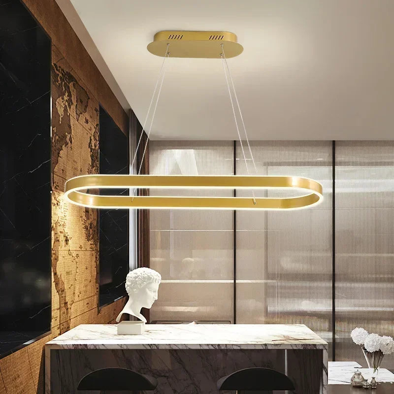 suspension à led moderne pour décoration intérieure élégante