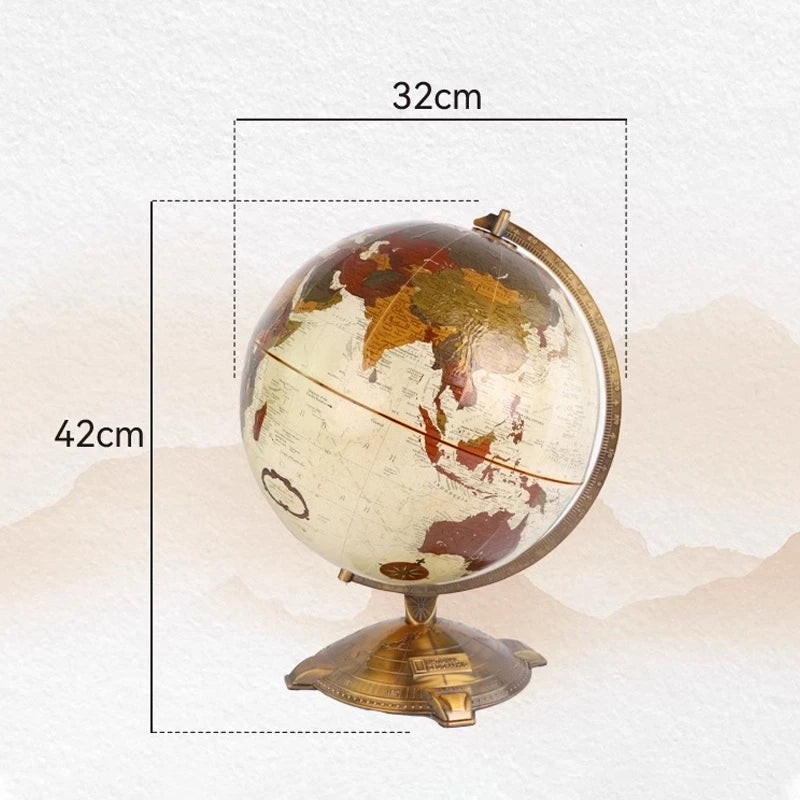 globe terrestre rétro éducatif pour décoration et géographie