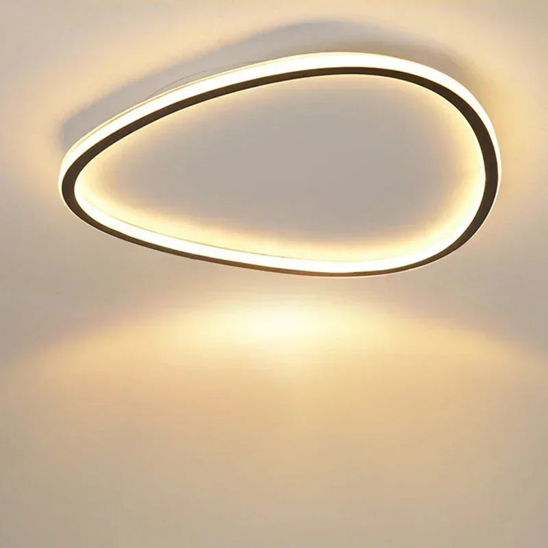 lustre moderne à leds pour décoration intérieure élégante