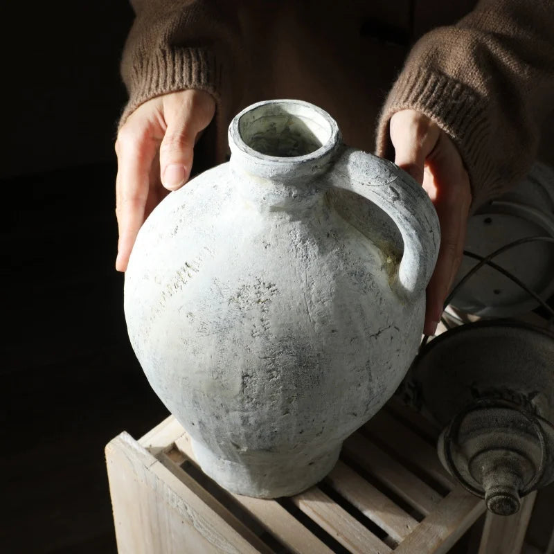 vases en céramique rétro faits à la main pour décoration florale