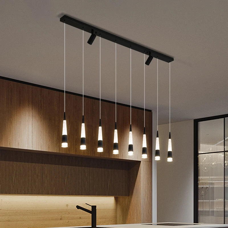 suspension led moderne créative simple pour intérieur
