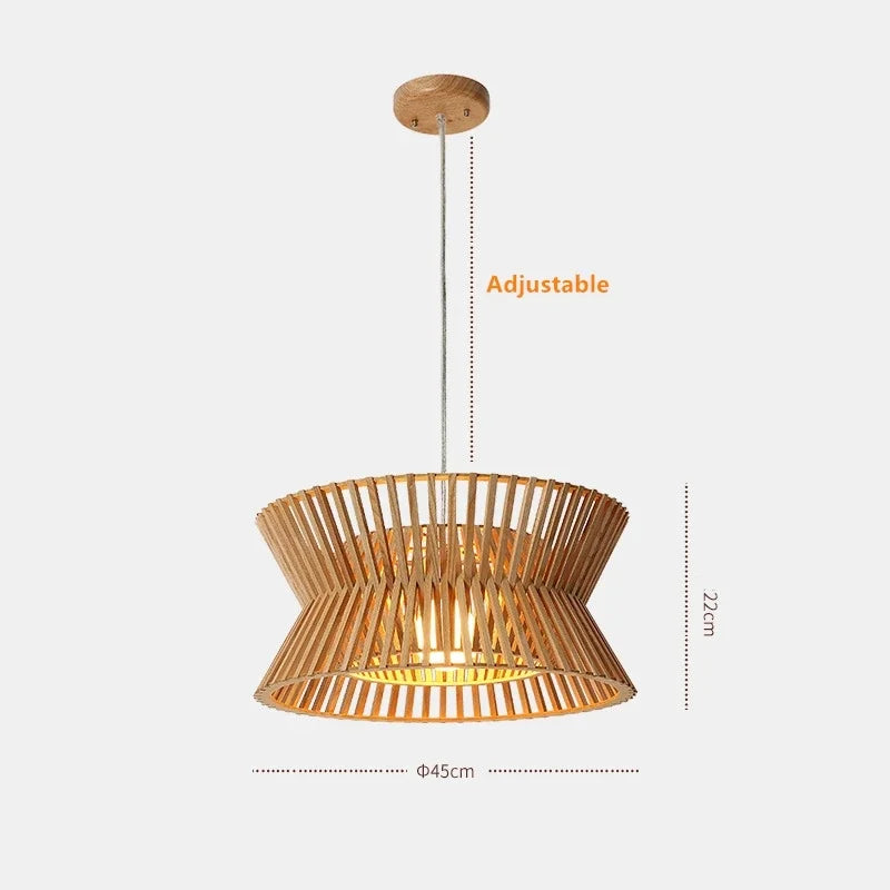 2024 New Creative Solid Wood Chandelier For Living Room Dining Room Office North European Style Indoor Lighting Decoration