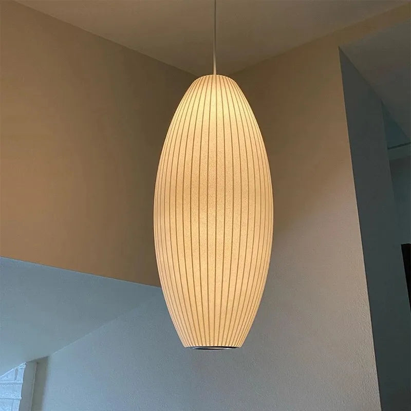 suspension en soie de designer scandinave pour intérieur élégant