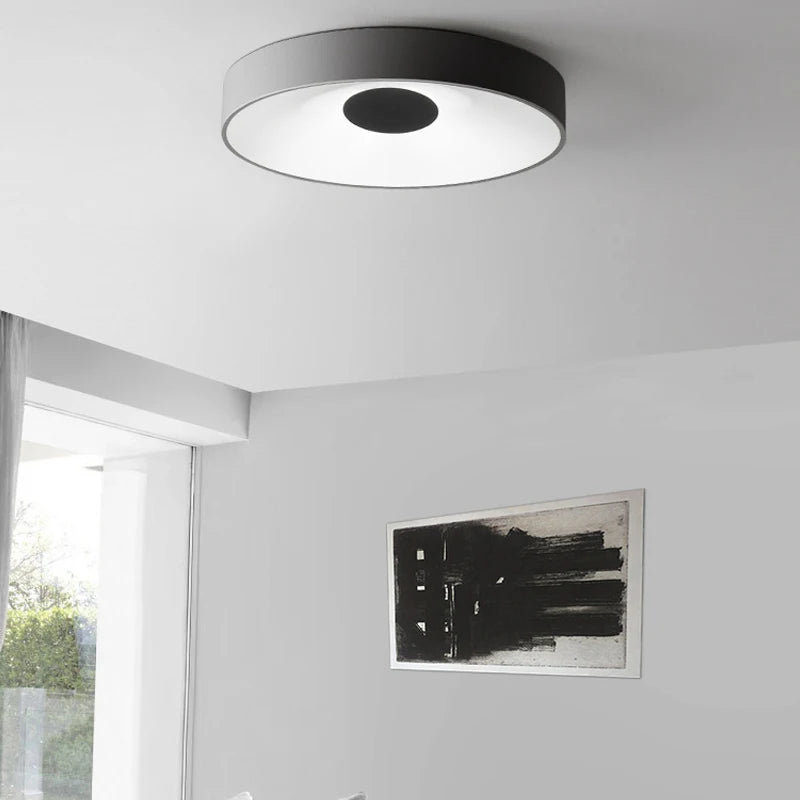 plafonnier led moderne minimaliste rond pour intérieur