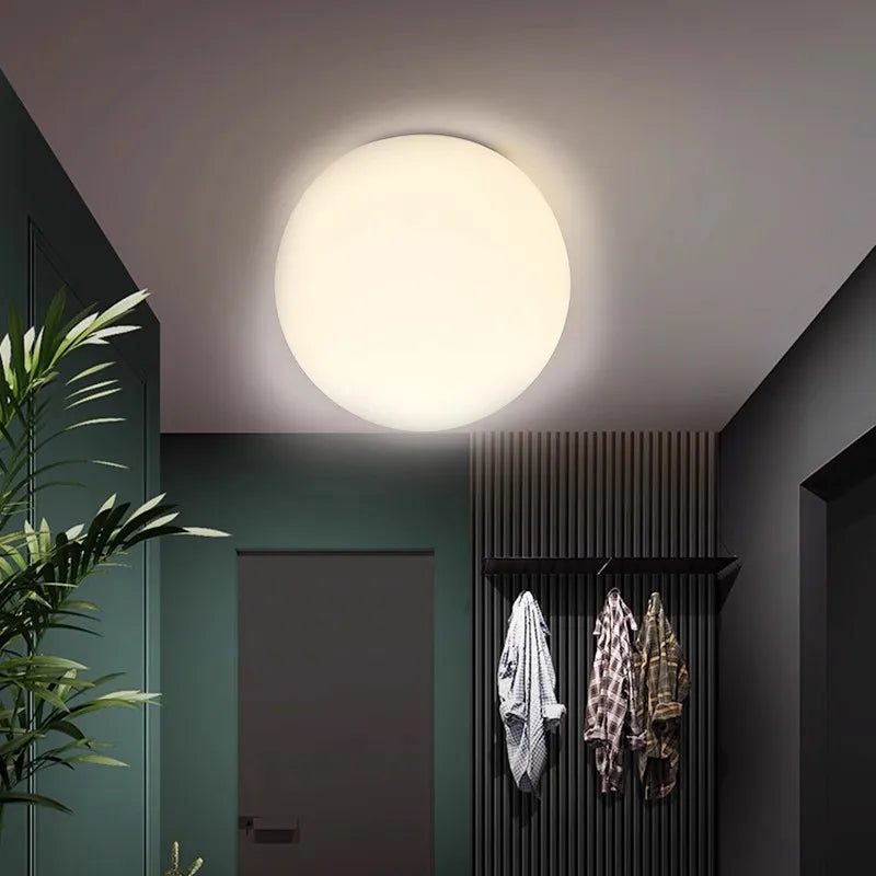 plafonnier led en verre design nordique minimaliste luminaire décoratif