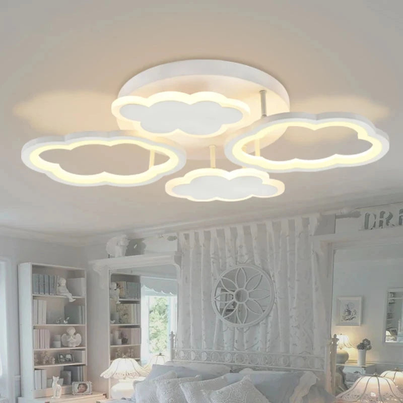 plafonnier nuage pour chambre enfant décoration moderne minimaliste