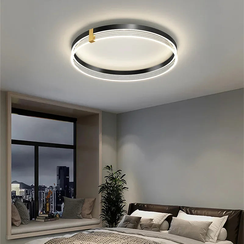 plafonnier led moderne design acrylique pour intérieur élégant