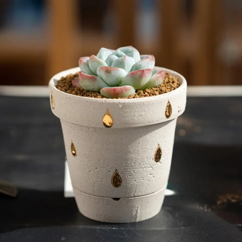 pot de fleurs en céramique pour succulentes style nordique