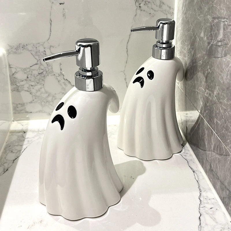 bouteille désinfectant créative pour décorations Halloween salle de bain