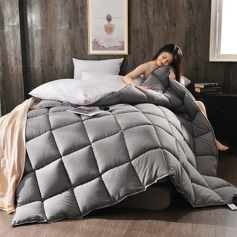 couette en duvet d'oie pour hôtels hiver 3D thermique